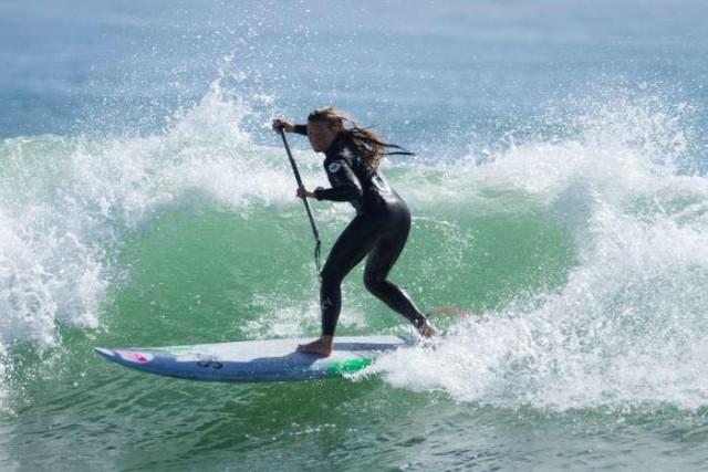 Roxy Davis finding her mojo on a Stand Up Paddleboard
